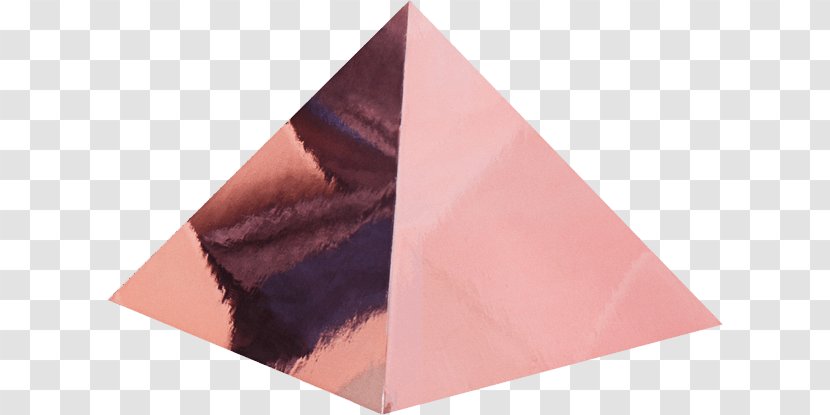 Pink M Triangle - Pyramid Chart Transparent PNG