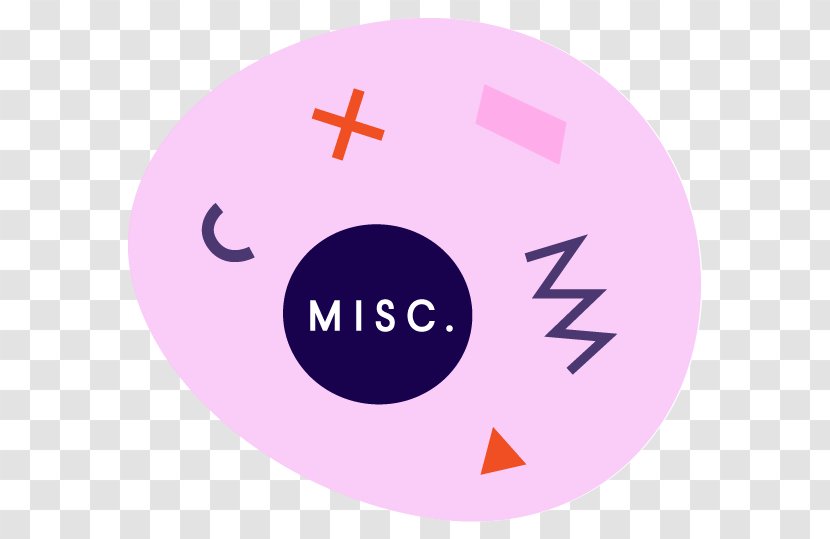 Logo Brand Pink M - Purple - Circle Transparent PNG