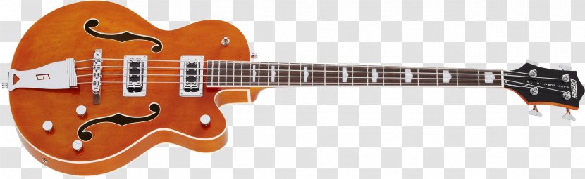Electric Guitar Gretsch Bass Semi-acoustic - Longscale Transparent PNG