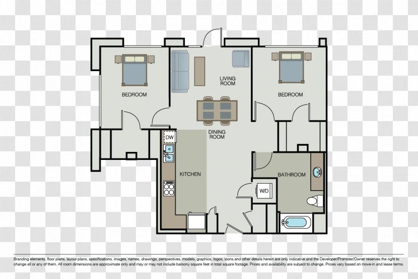 MB360 Apartments Floor Plan House Room - Studio Apartment - Virtual Coil Transparent PNG