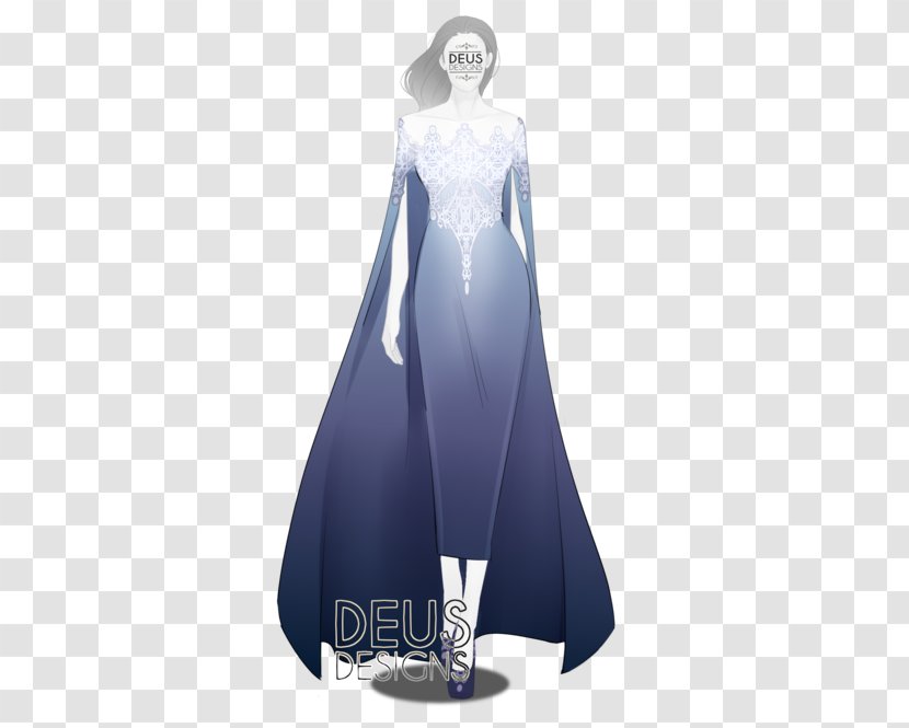 Gown Shoulder Purple - Figurine - Couture Gowns With Cape Transparent PNG