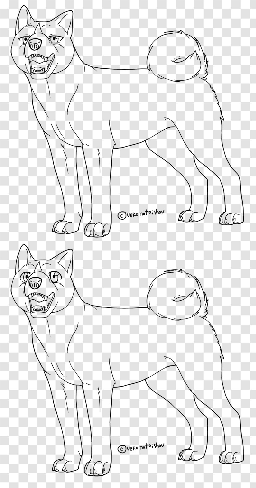 Akita Whiskers Dog Breed Cat Line Art - Deviantart Transparent PNG
