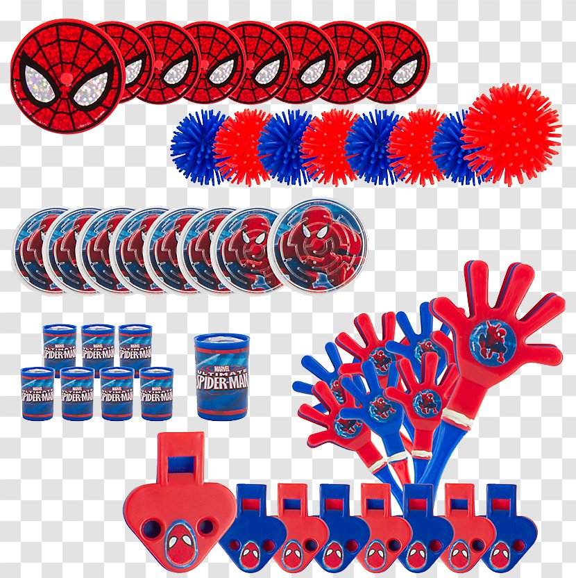 Spider-Man Toy Party Favor Piñata - Pi%c3%b1ata - Balloon Gold Birthday FoilGold Number Transparent PNG