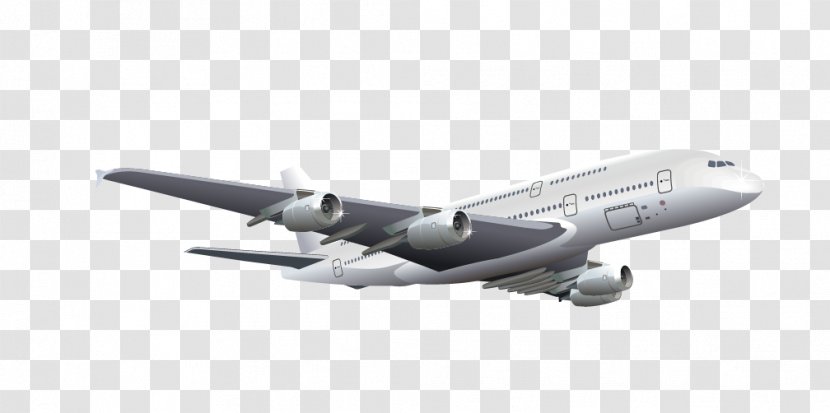 Airplane Boeing 767 Aircraft Euclidean Vector - Airline Transparent PNG
