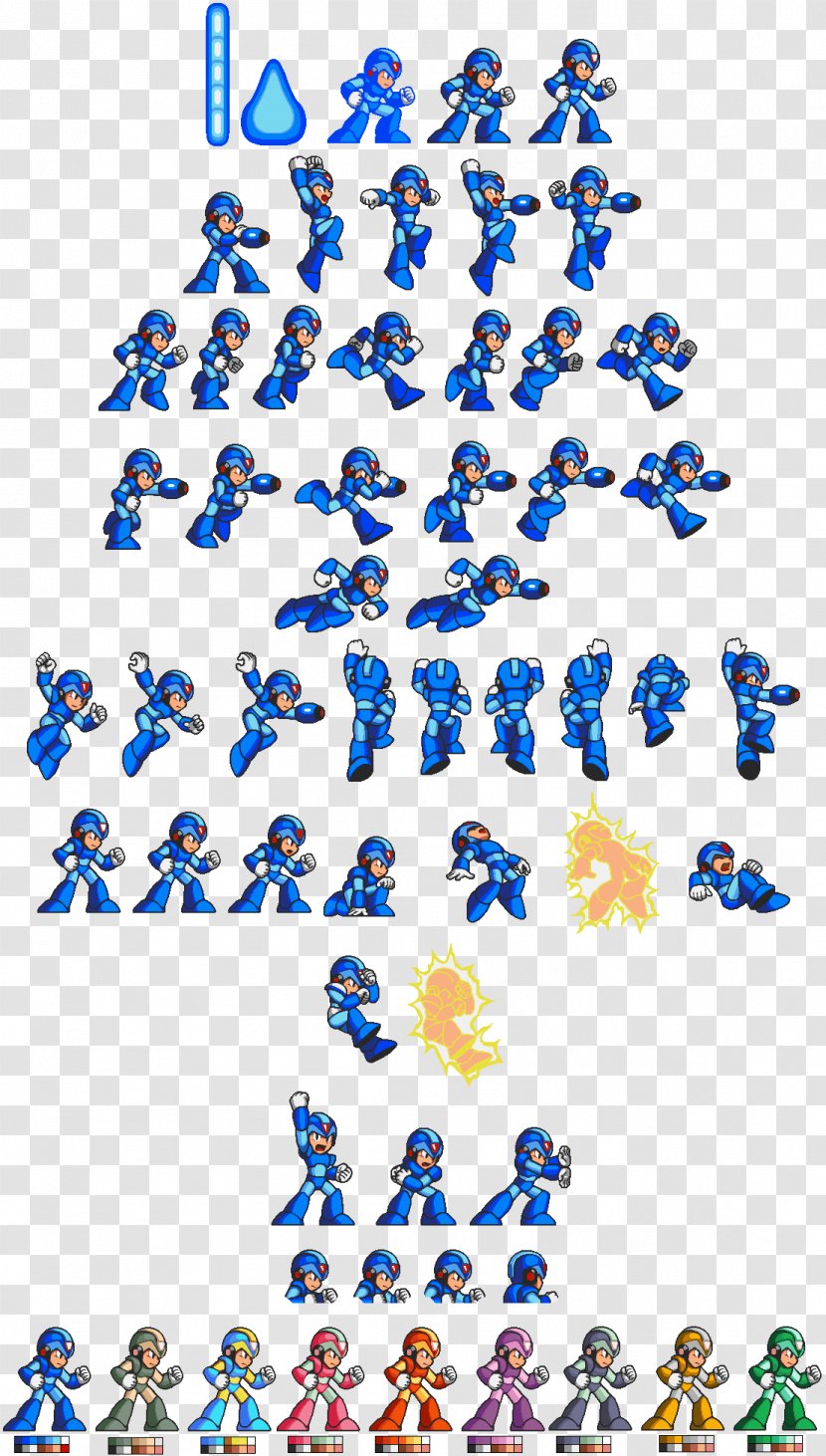 Mega Man X Sprite Game Transparent PNG