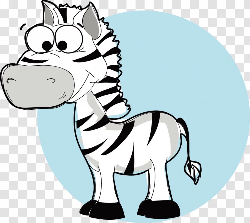 Zebra Clip Art - Donkey - Vector Transparent PNG
