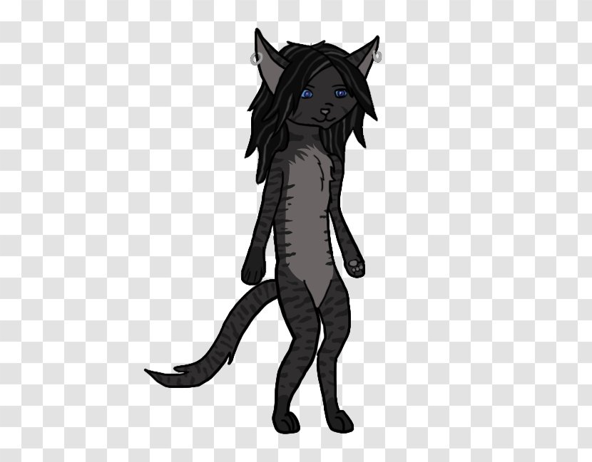Cat Horse Demon Cartoon - Black M Transparent PNG