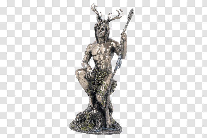 Statuary Figurine Cernunnos Statue Horned God - Medieval Hunter Transparent PNG