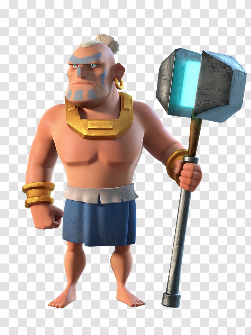 Boom Beach Clash Of Clans Royale Wikia Game - Warrior Transparent PNG