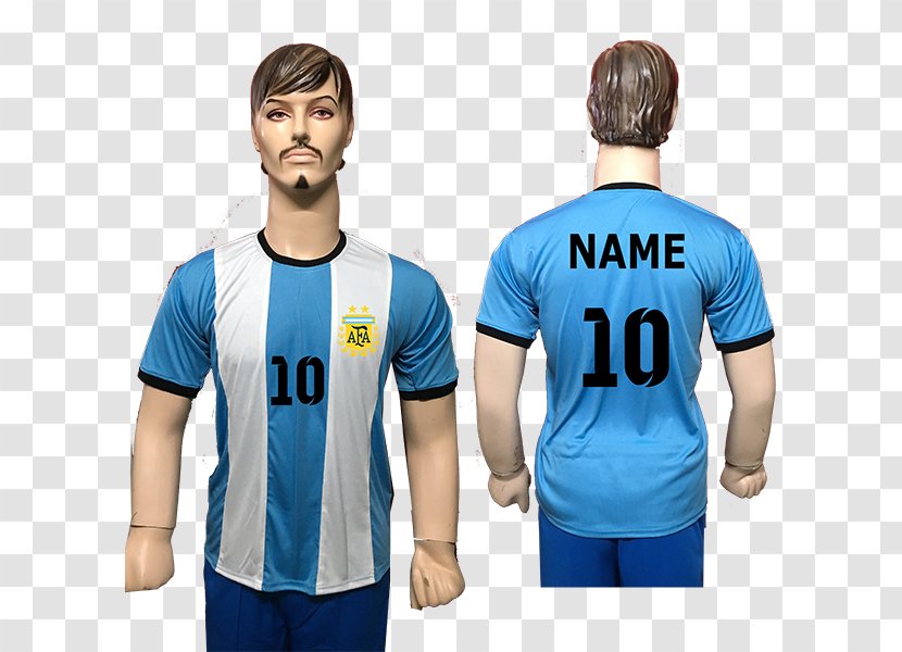 Lionel Messi Jersey T-shirt Argentina National Football Team FIFA World Cup Transparent PNG