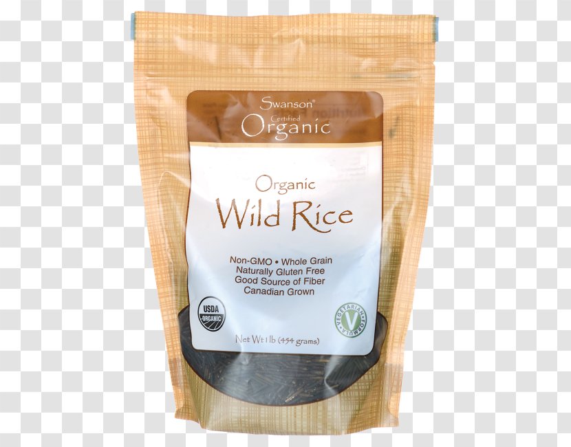 Organic Food Swanson Health Products Wild Rice Dietary Fiber Transparent PNG
