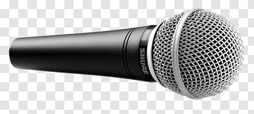 Microphone Shure SM58 SM57 SM48 - Cartoon Transparent PNG