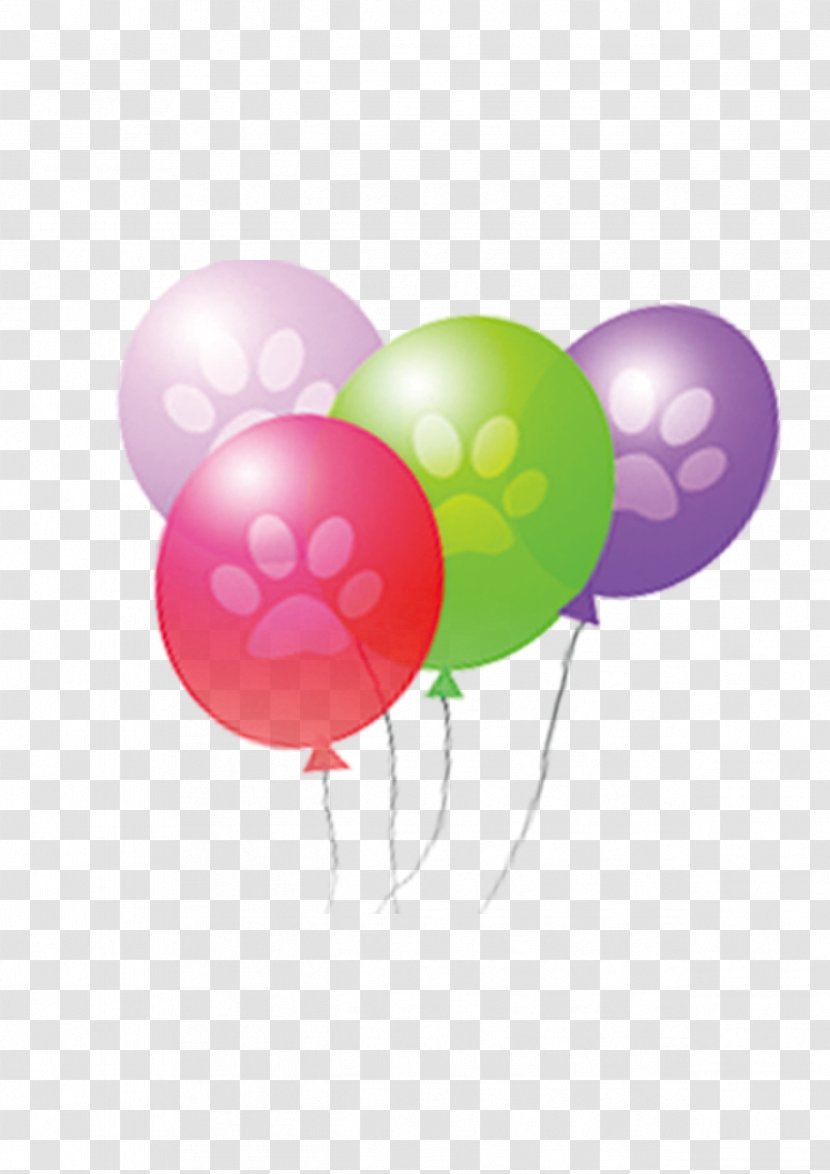 The Balloon Toy - Multicolored Balloons Transparent PNG