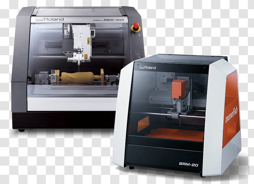 Milling 3D Printing Rapid Prototyping Roland Corporation DG - 3d Modeling - Flatbed Digital Printer Transparent PNG