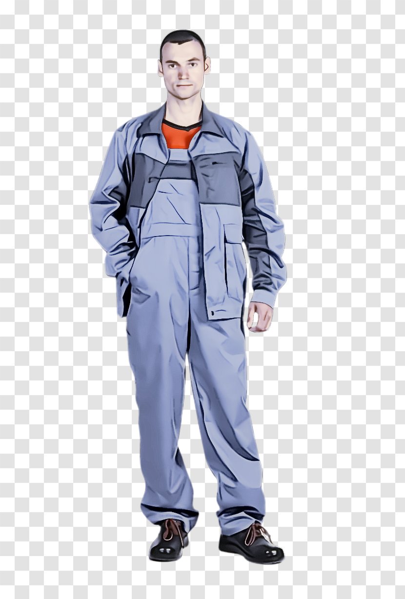 Clothing Standing Outerwear Workwear Suit - Sleeve Costume Transparent PNG