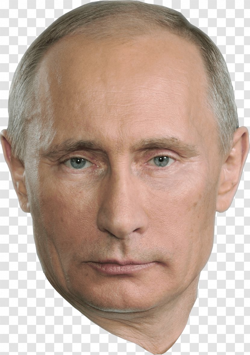 Vladimir Putin Mask Costume Party Clothing Face - Facial Hair Transparent PNG