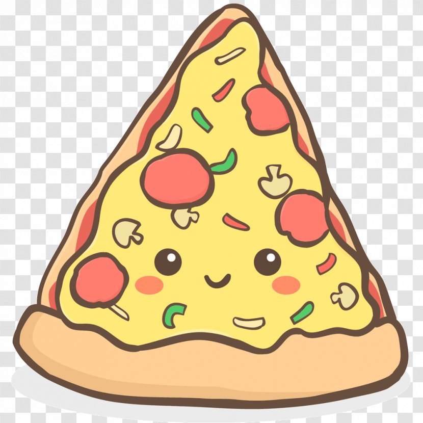 Pizza Fast Food Junk Street - Party Hat Transparent PNG
