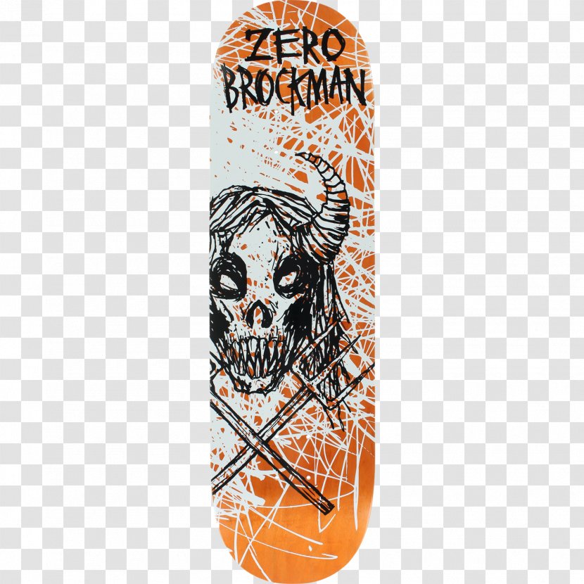 Zero Brockman Dark Ages Skateboard Deck -8.62 Impact Light Only Skate Skateboards Transparent PNG