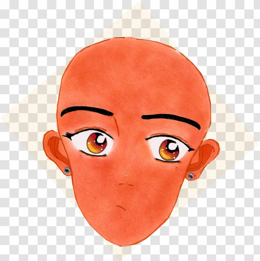 Nose Mask Masque Cheek Mouth - Orange Transparent PNG