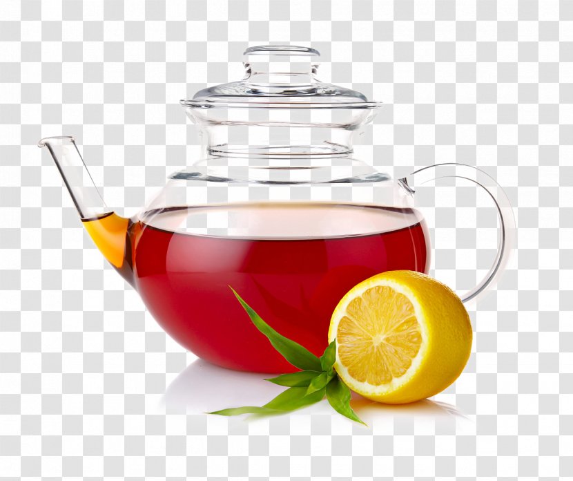 Green Tea Flowering Ginger Milk - Teapot - Glass Fruit Transparent PNG