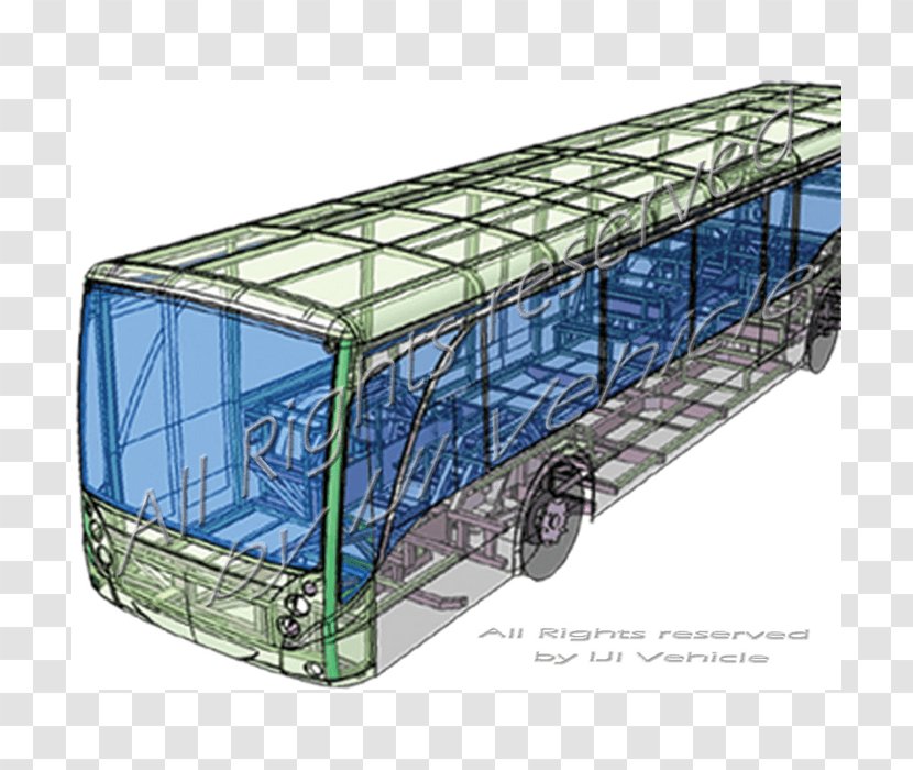 Intercity Bus Service Car Vehicle Frame Coach - Chassis Transparent PNG