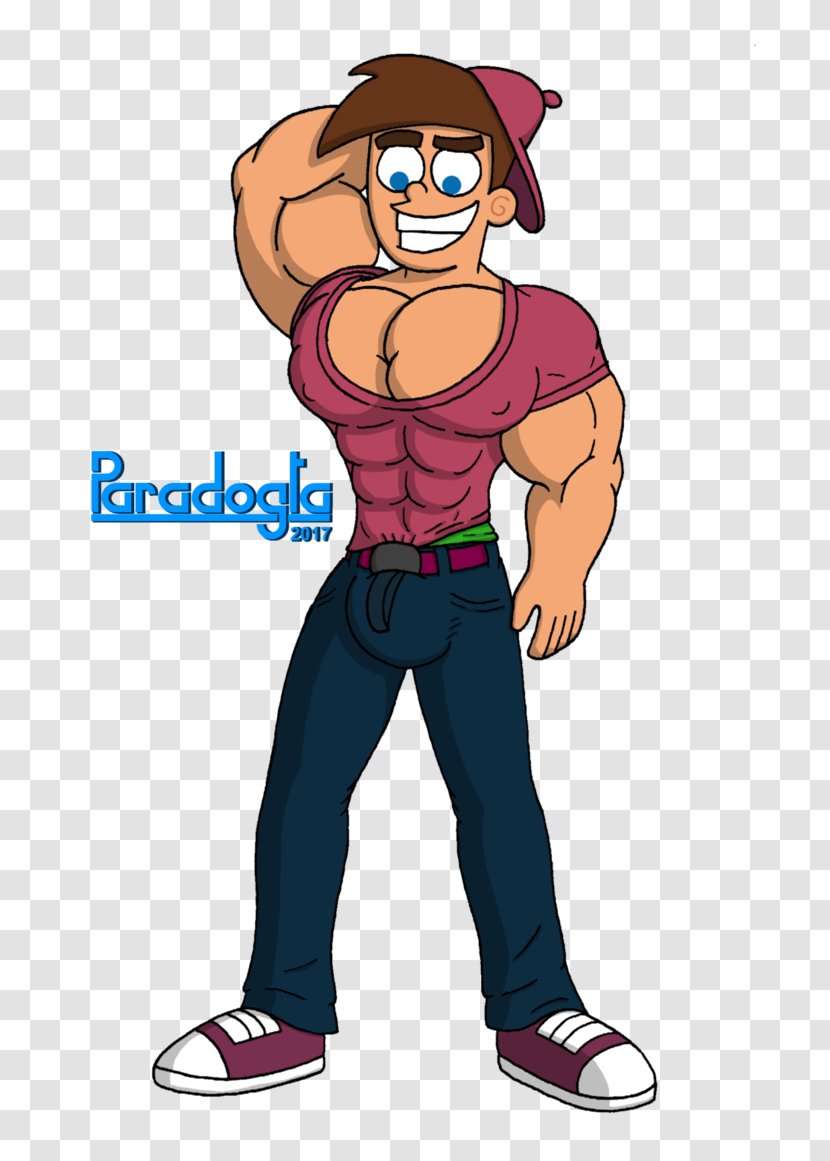 Timmy Turner Tootie Tiimmy DeviantArt Muscle - Standing Transparent PNG