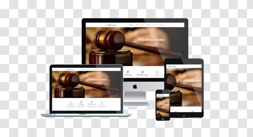 Responsive Web Design WordPress Template System - Computer Software - Law Firm Transparent PNG