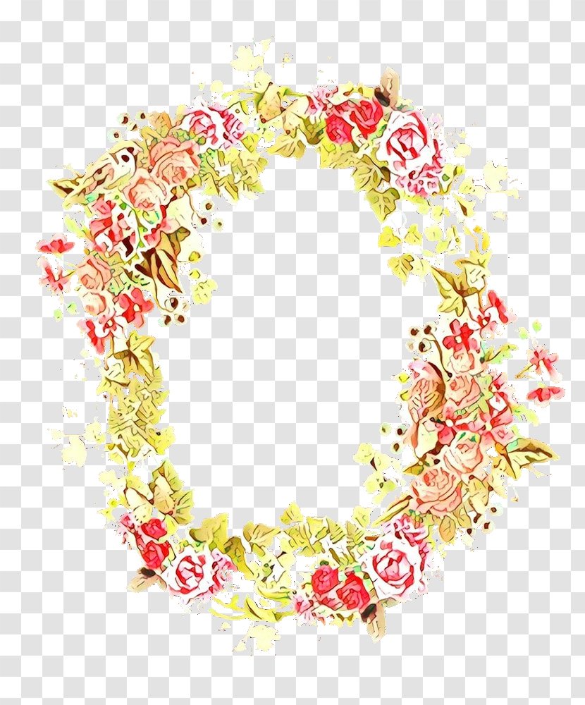 Floral Design Wreath Cut Flowers Font - Flower - Lei Transparent PNG