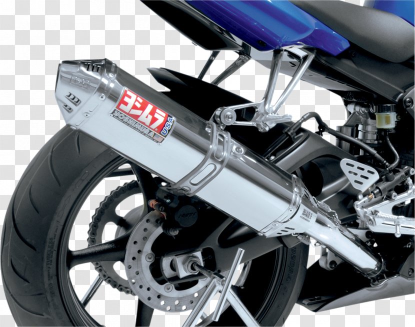 Tire Exhaust System Yamaha YZF-R1 YZF-R6 Motor Company - Fender - Motorcycle Transparent PNG