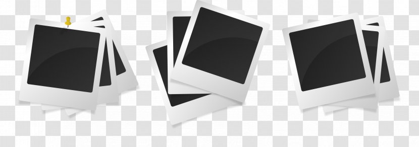 Euclidean Vector Photography Polaroid Corporation - Black And White Frame Transparent PNG