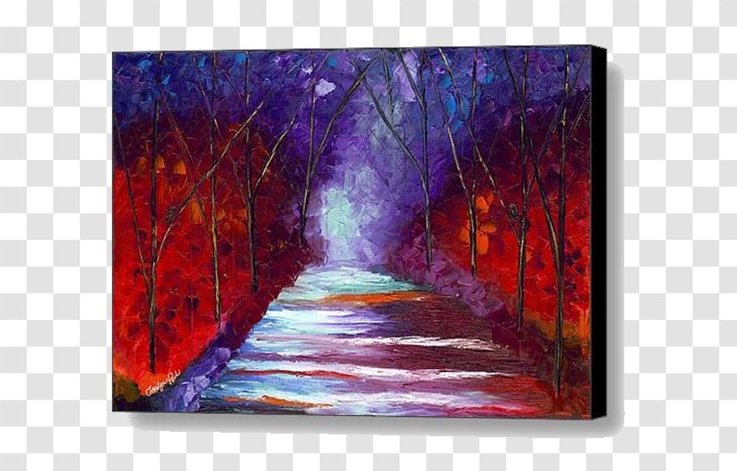 Painting Acrylic Paint Canvas Art - Printing Transparent PNG