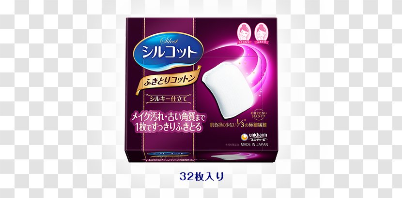 Lotion Cotton 基礎化粧品 Unicharm Make-up - Fiber Transparent PNG