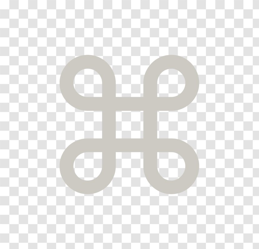 Bowen Knot Looped Square Symbol - Text Transparent PNG