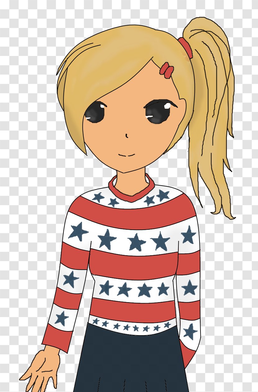Hair Arm Face Forehead - Silhouette - Stars And Stripes Transparent PNG