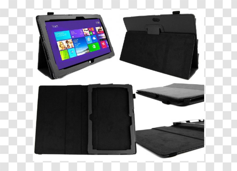 Surface Pro 2 Computer Double Fold Microsoft - Leather - 3 Transparent PNG