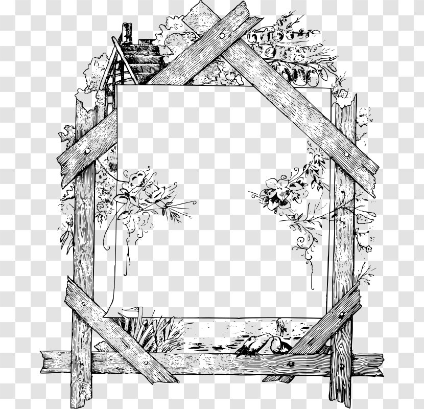 Borders And Frames Picture Clip Art - Arch - Wood Border Transparent PNG