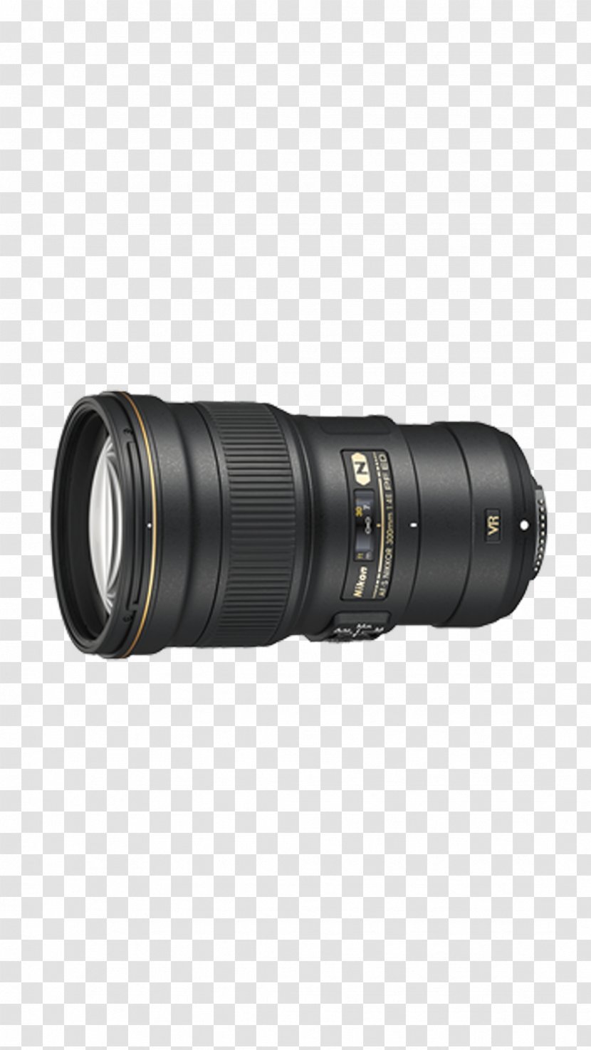 Nikon AF-S DX Nikkor 35mm F/1.8G Telephoto 300mm F/4.0 NIKKOR F/4E PF ED VR Camera Lens - Focal Length Transparent PNG