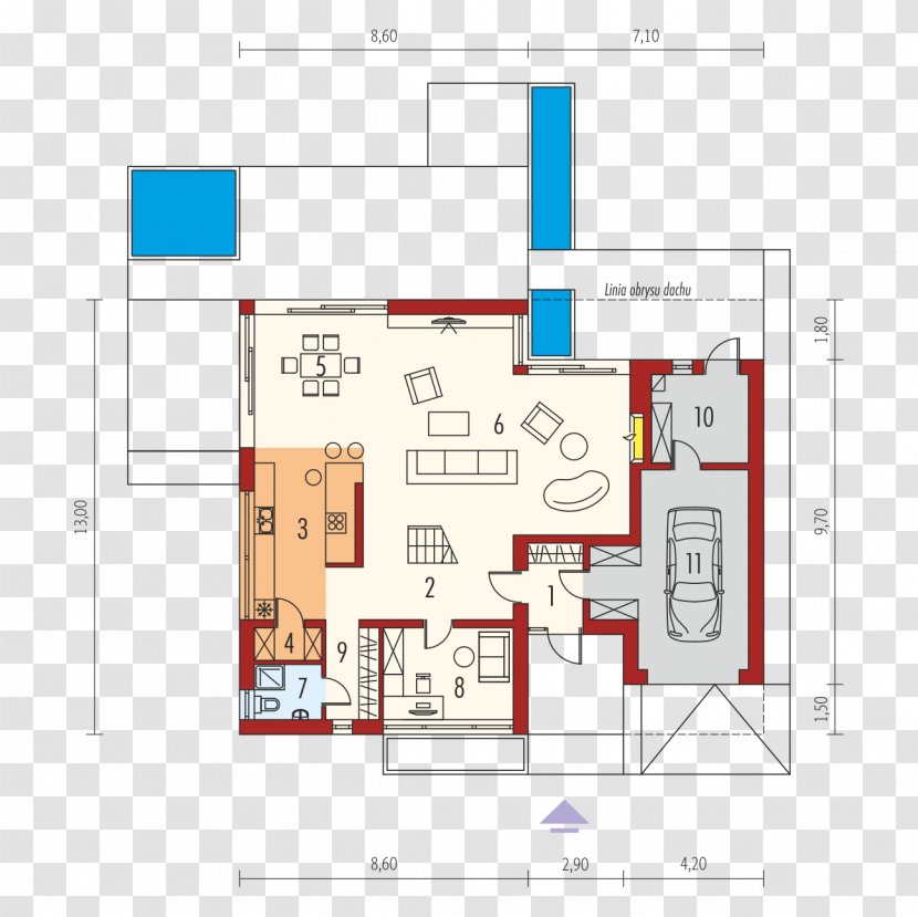 Floor Plan House Real Estate Den Bedroom Transparent PNG