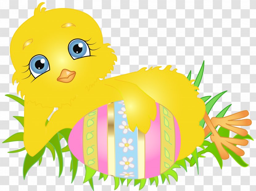 Easter Bunny Chicken Clip Art - Cartoon - Chick With Egg Image Transparent PNG