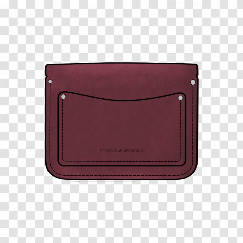 Wallet Coin Purse Bag Maroon - Handbag - Claret Transparent PNG