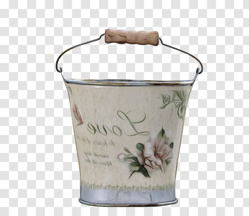 Flower Cartoon - Bucket - Tableware Glass Transparent PNG
