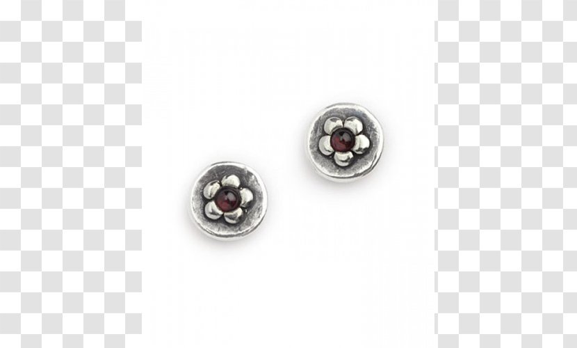 Earring Body Jewellery Silver Gemstone - Jewelry Making - Circle Transparent PNG