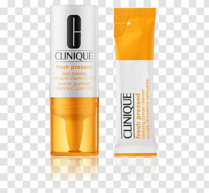 Clinique Fresh Pressed Daily Booster With Pure Vitamin C 10% Liquid Facial Soap Mild - Day Transparent PNG