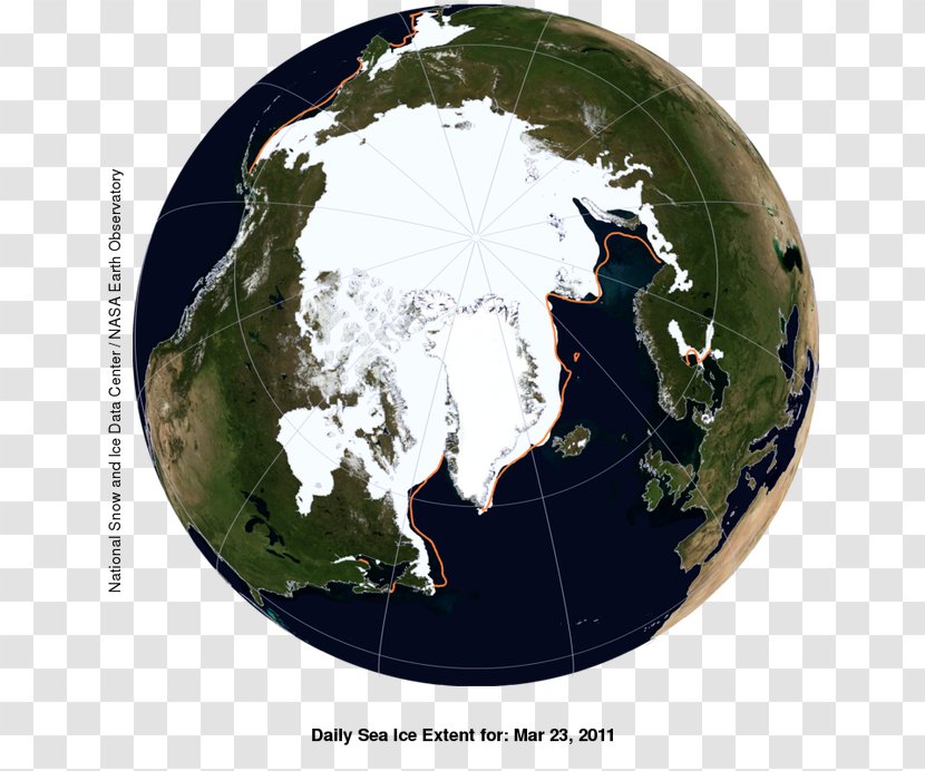 Arctic Ocean National Snow And Ice Data Center Measurement Of Sea Pack - Winter Transparent PNG