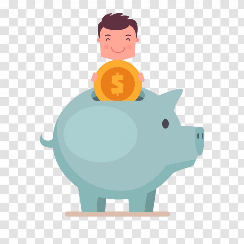 Piggy Bank Saving Money - Snout Transparent PNG