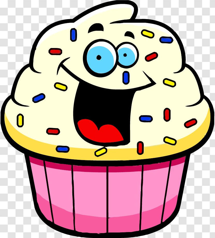 Cupcake Frosting & Icing Cartoon Drawing Clip Art - Royaltyfree - Candy Transparent PNG