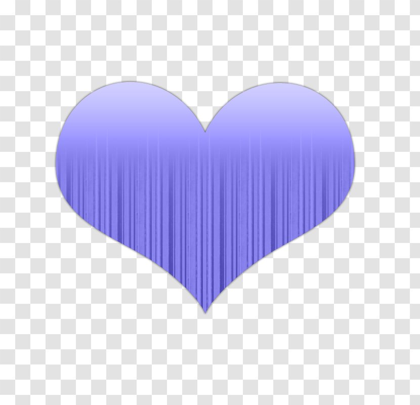 Line Heart - Purple Transparent PNG