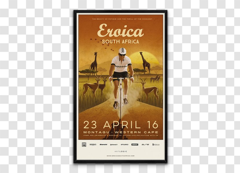 South Africa Poster Bicycle Cycling Eroica Britannia - Transport Transparent PNG
