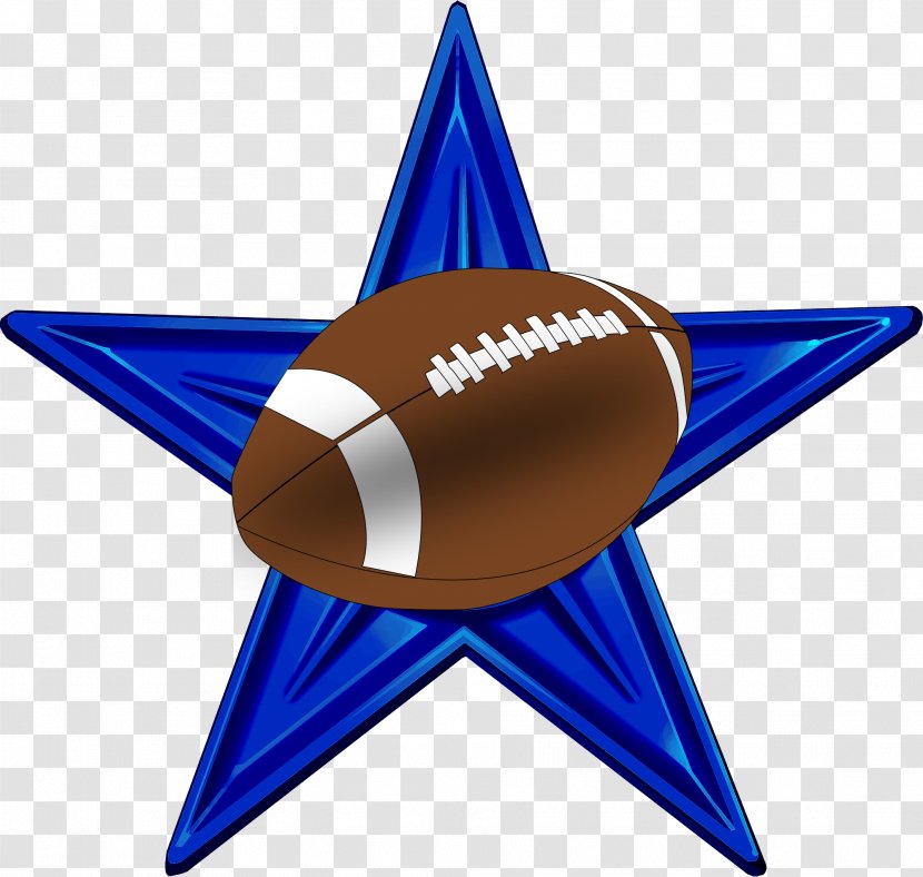 Christmas Holiday Star Clip Art - American Football Transparent PNG