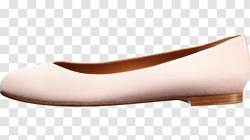 Ballet Flat Shoe Beige - Cartoon Transparent PNG